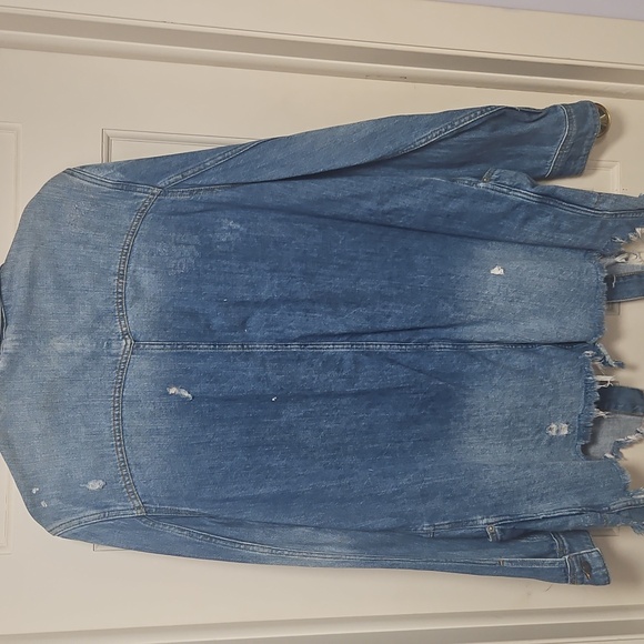Free People Jean Jacket Light Wash - Picture 7 of 11
